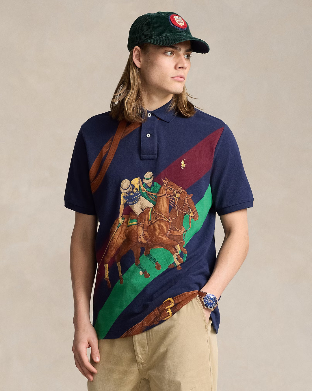 Ralph Lauren Classic Fit Equestrian Mesh Polo Shirt