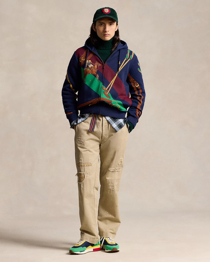 Ralph Lauren Equestrian Fleece Full-Zip Hoodie