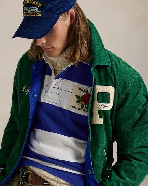 Ralph Lauren Classic Fit Striped Jersey Rugby Shirt