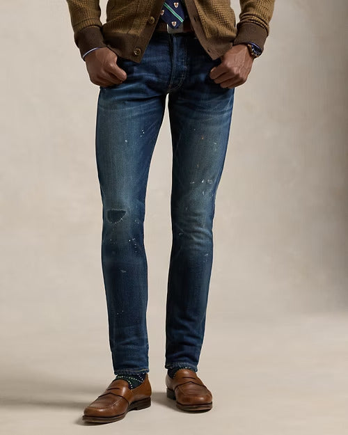 Ralph Lauren Sullivan Slim Stretch Distressed Jean