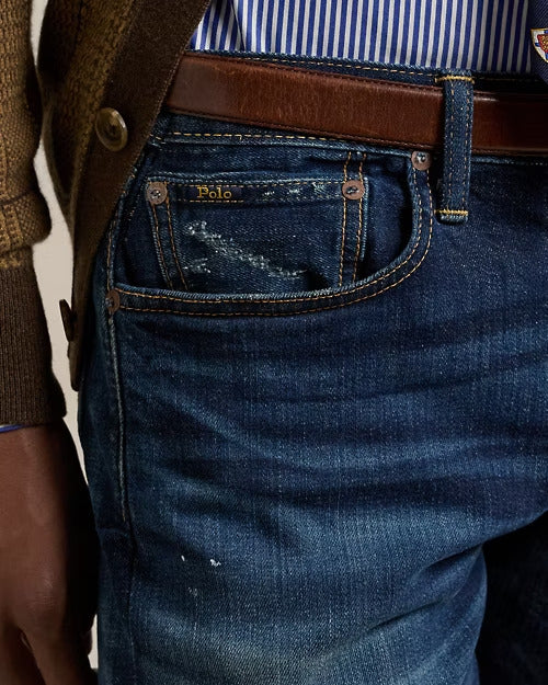 Ralph Lauren Sullivan Slim Stretch Distressed Jean