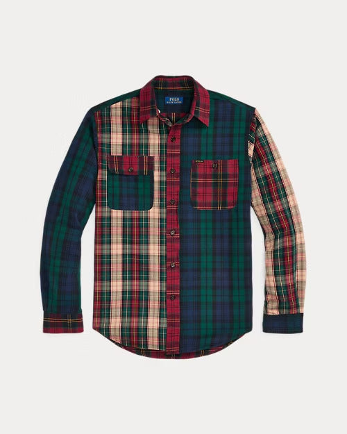 Ralph Lauren Classic Fit Plaid Oxford Fun Shirt