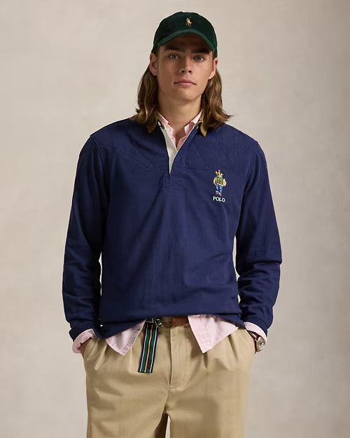 Ralph Lauren Classic Fit Polo Bear Jersey Rugby Shirt