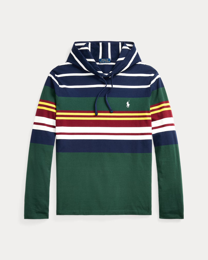 Ralph Lauren Striped Jersey Hooded T-Shirt