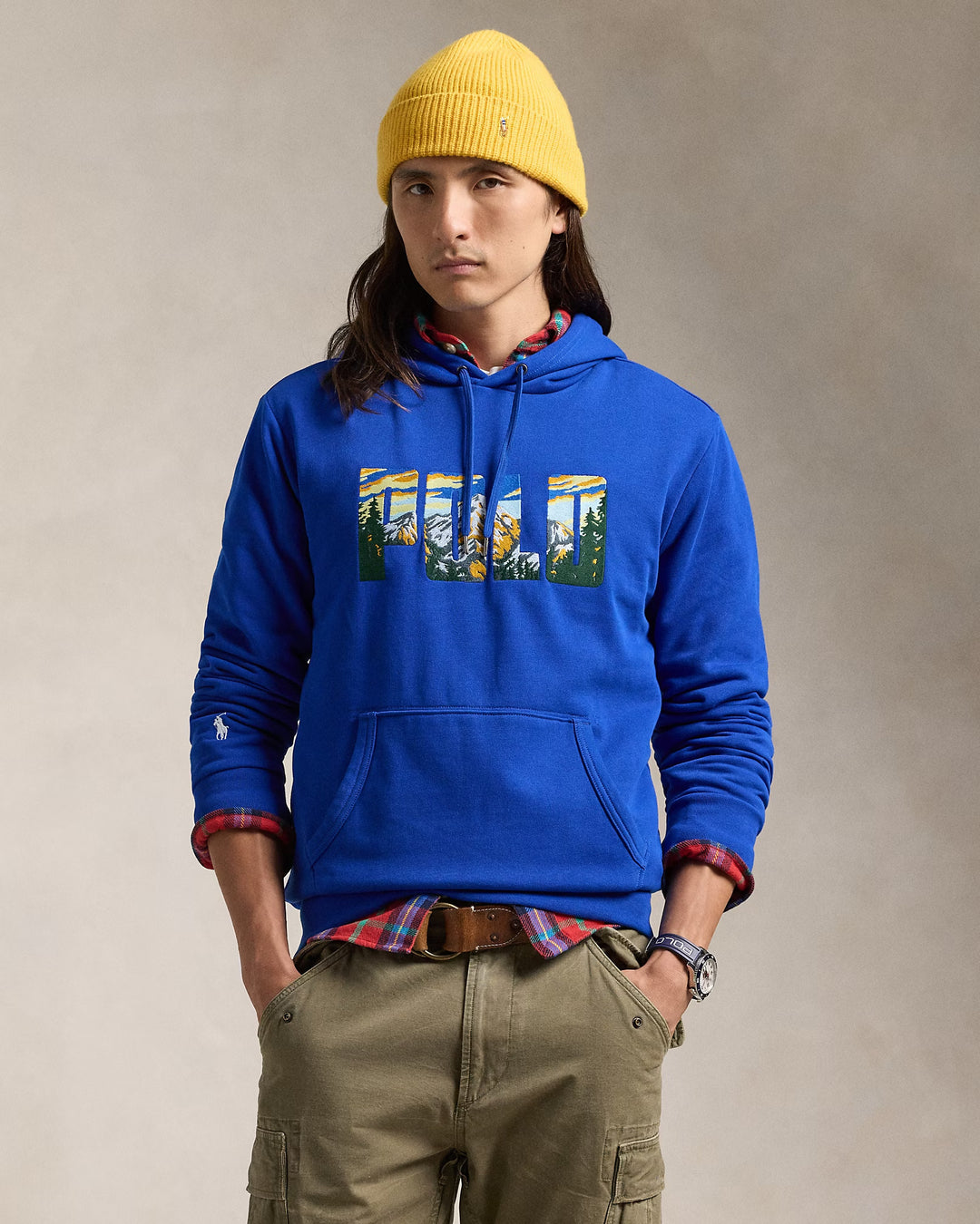 Ralph Lauren Logo Fleece Hoodie