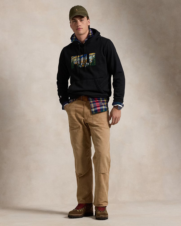 Ralph Lauren Logo Fleece Hoodie