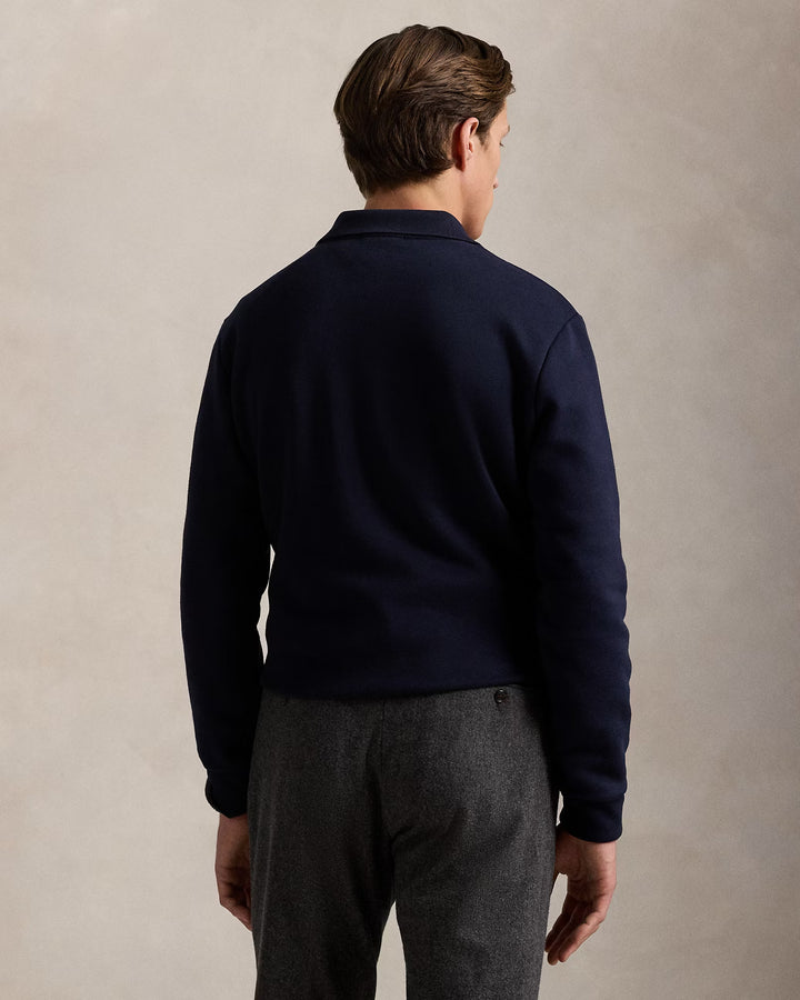 Ralph Lauren Classic Fit Leather-Pony Fleece Polo