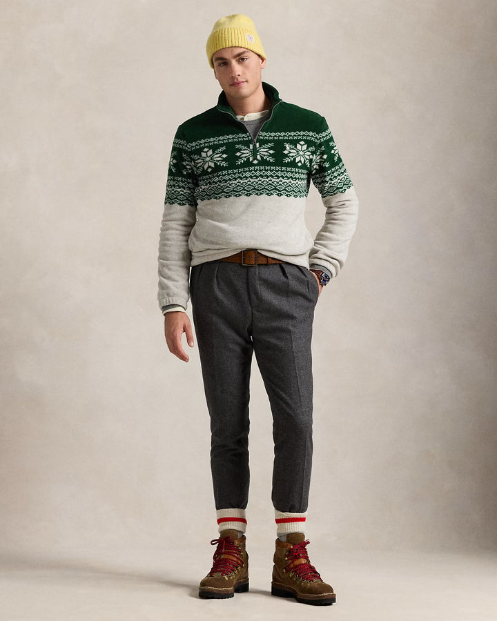 Ralph Lauren Snowflake Brushed Fleece Pullover