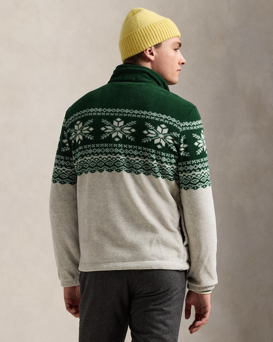 Ralph Lauren Snowflake Brushed Fleece Pullover