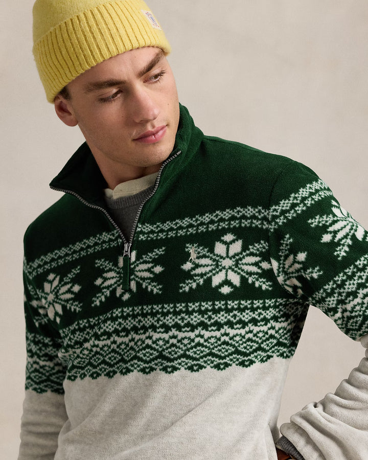 Ralph Lauren Snowflake Brushed Fleece Pullover