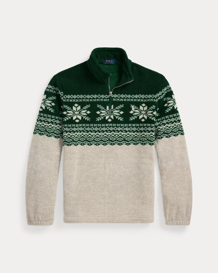 Ralph Lauren Snowflake Brushed Fleece Pullover