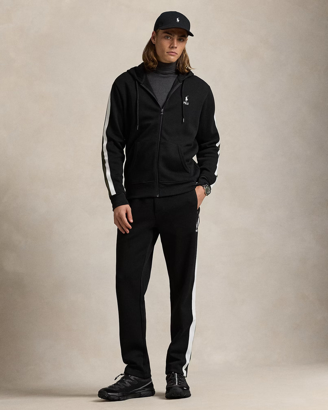 Ralph Lauren Double-Knit Full-Zip Hoodie