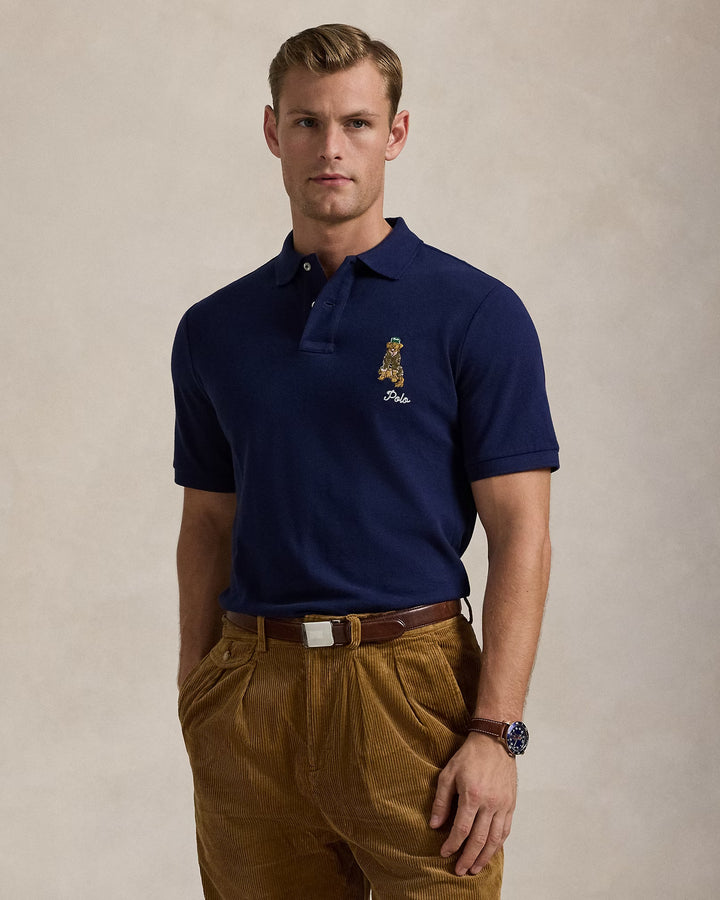 Ralph Lauren Classic Fit Dog-Embroidered Polo Shirt