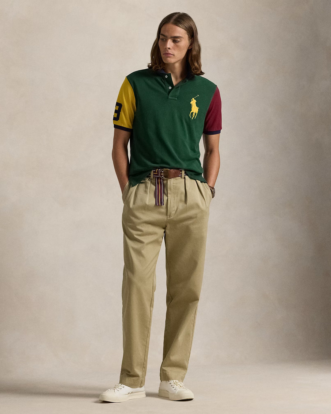 Ralph Lauren Classic Fit Big Pony Mesh Polo Shirt