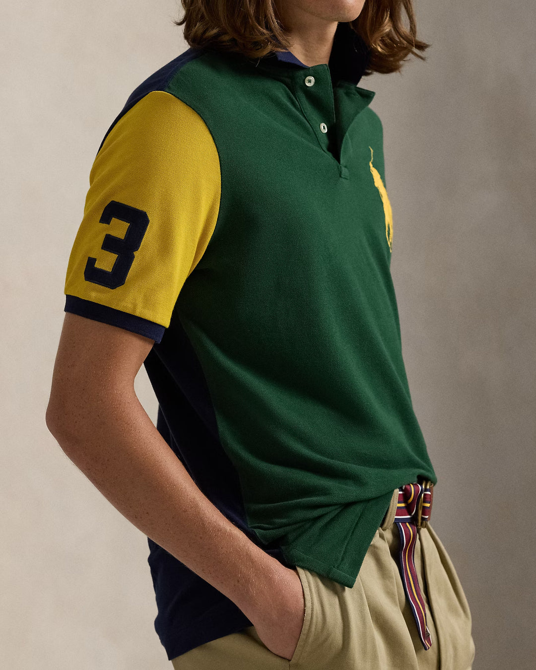 Ralph Lauren Classic Fit Big Pony Mesh Polo Shirt