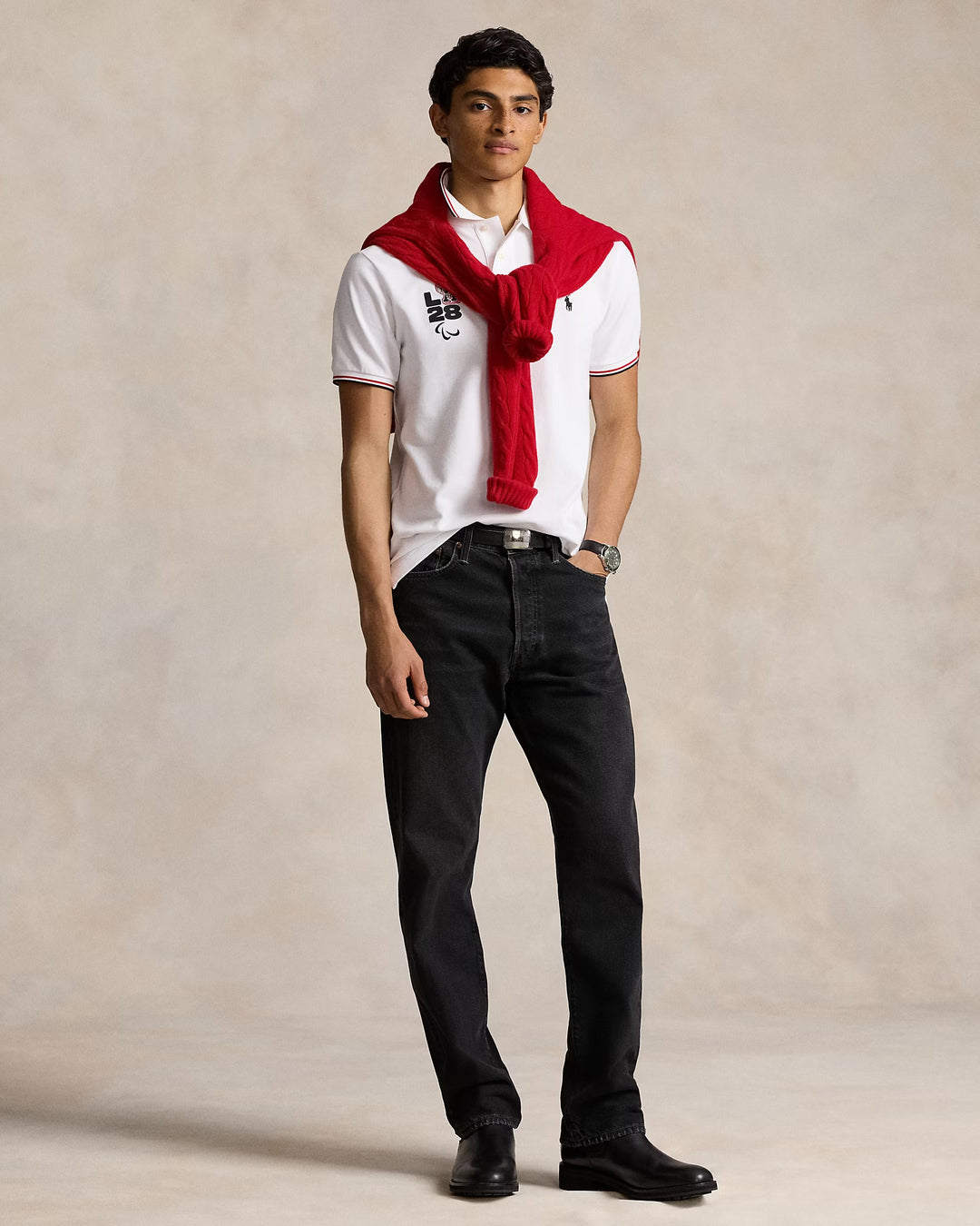 Ralph Lauren LA28 Paralympic Mesh Polo Shirt