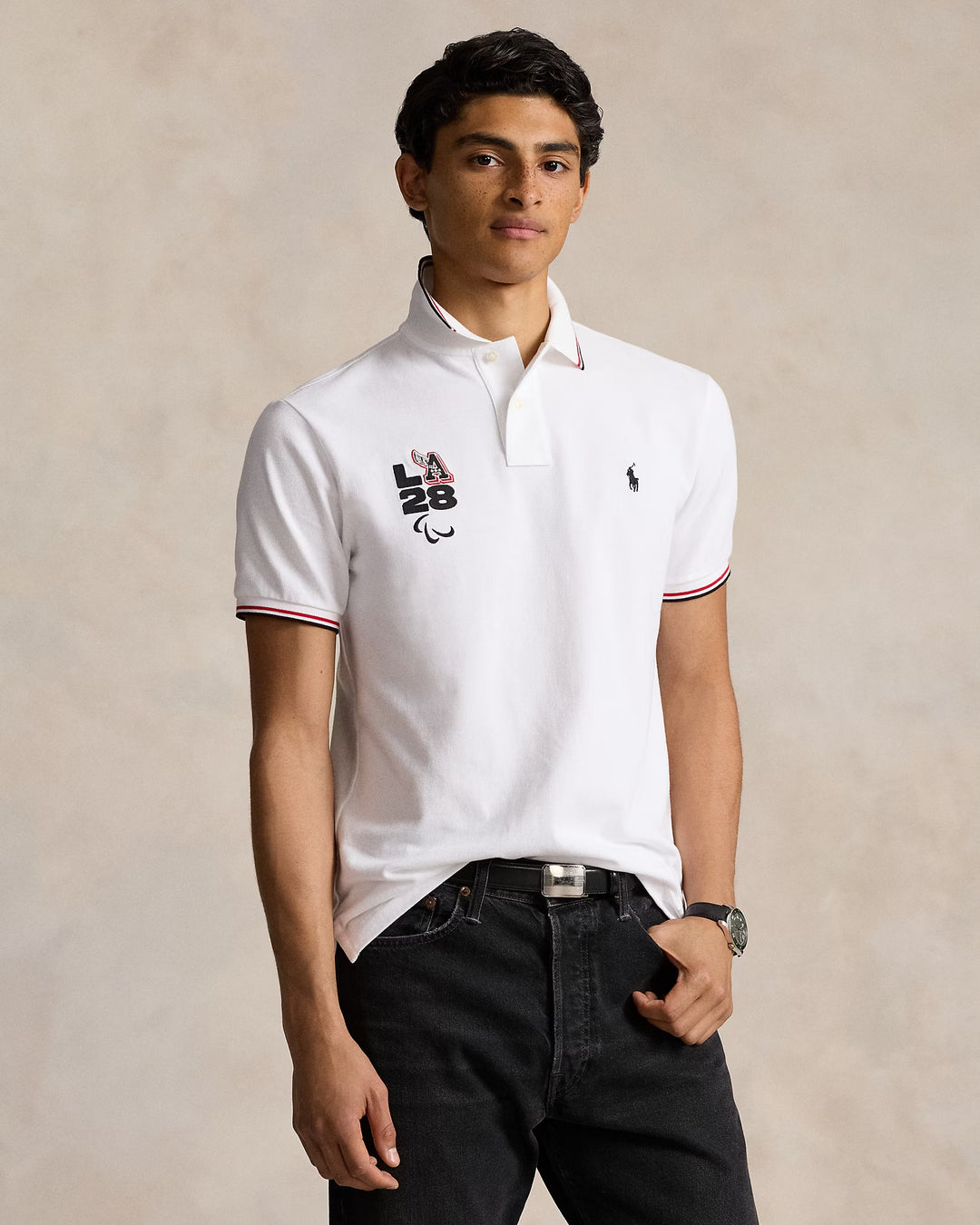 Ralph Lauren LA28 Paralympic Mesh Polo Shirt