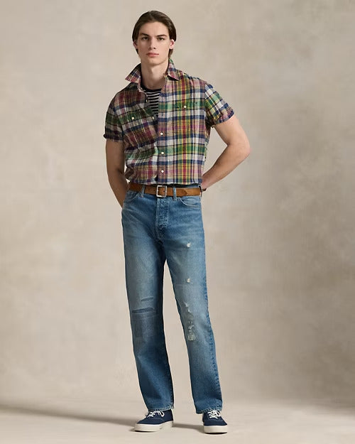 Ralph Lauren Heritage Straight Distressed Jean