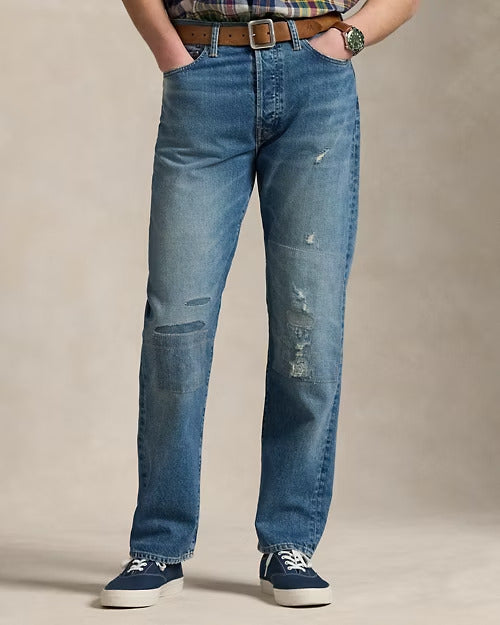 Ralph Lauren Heritage Straight Distressed Jean