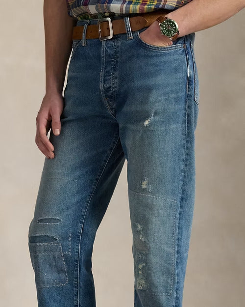 Ralph Lauren Heritage Straight Distressed Jean