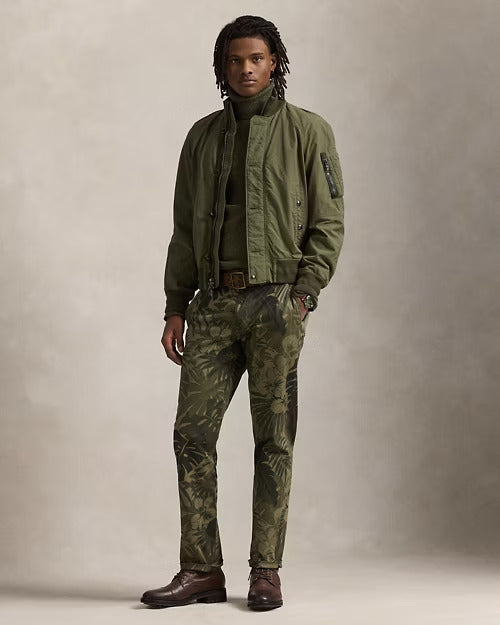 Ralph Lauren Stretch Straight Palm-Camo Chino Pant