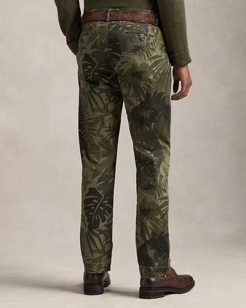 Ralph Lauren Stretch Straight Palm-Camo Chino Pant