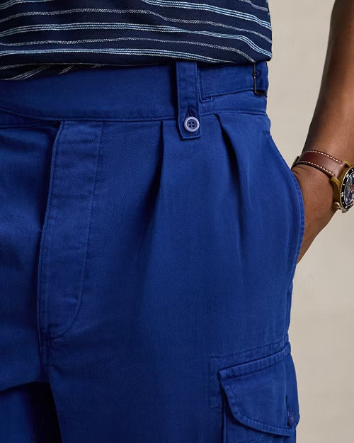 Ralph Lauren Relaxed Fit Pleated Twill Cargo Pant
