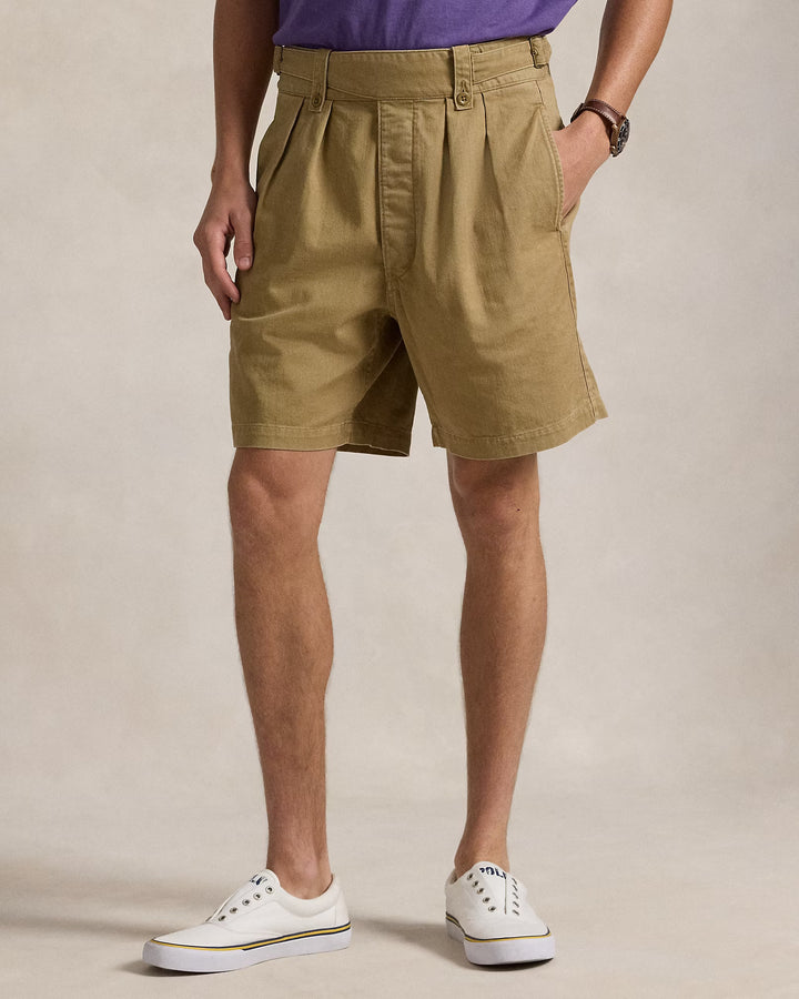 Ralph Lauren 7-Inch Classic Fit Pleated Twill Short