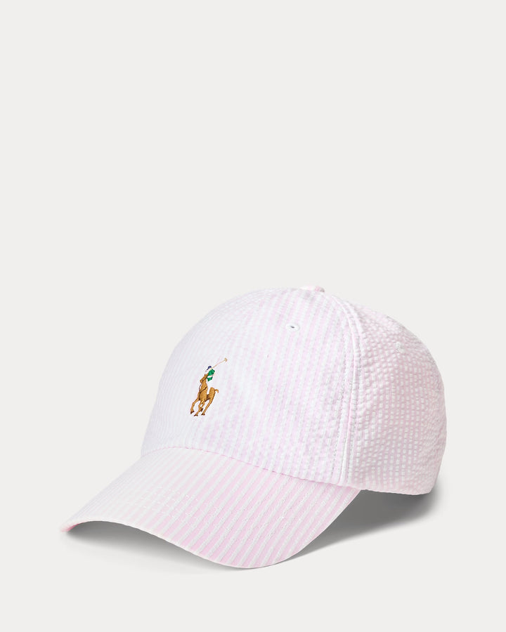 Ralph Lauren Seersucker Ball Cap