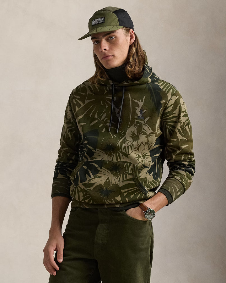 Ralph Lauren Palm-Camo Double-Knit Hoodie