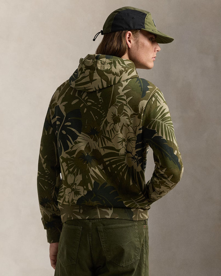 Ralph Lauren Palm-Camo Double-Knit Hoodie