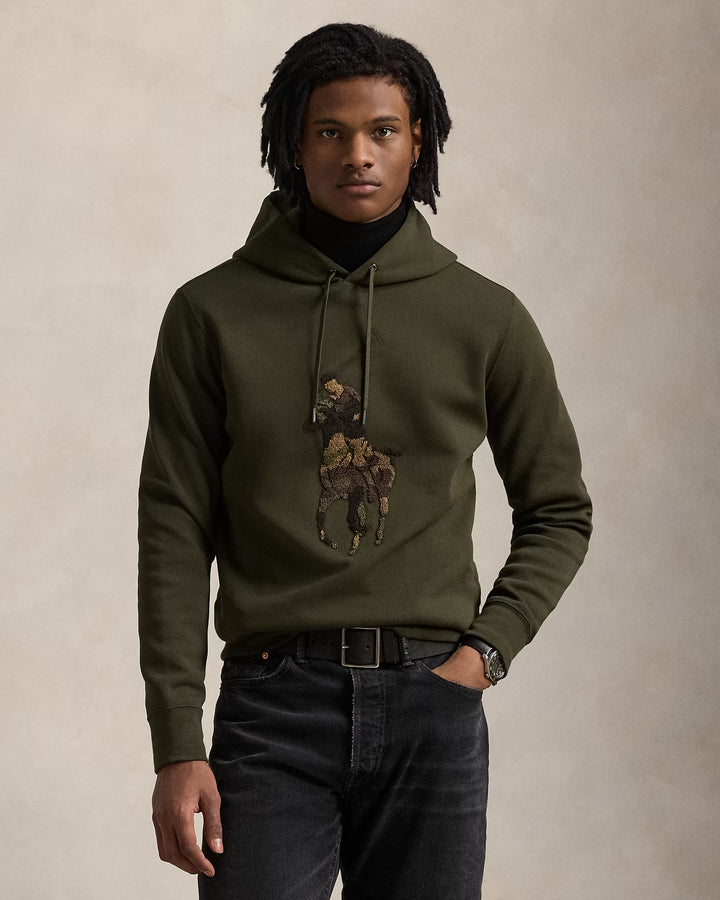 Ralph Lauren Big Pony Double-Knit Hoodie