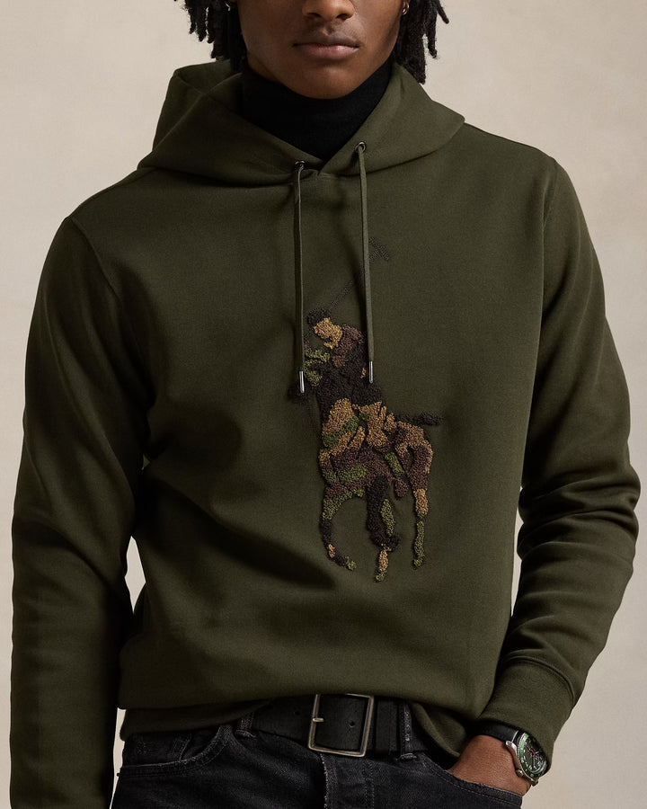 Ralph Lauren Big Pony Double-Knit Hoodie
