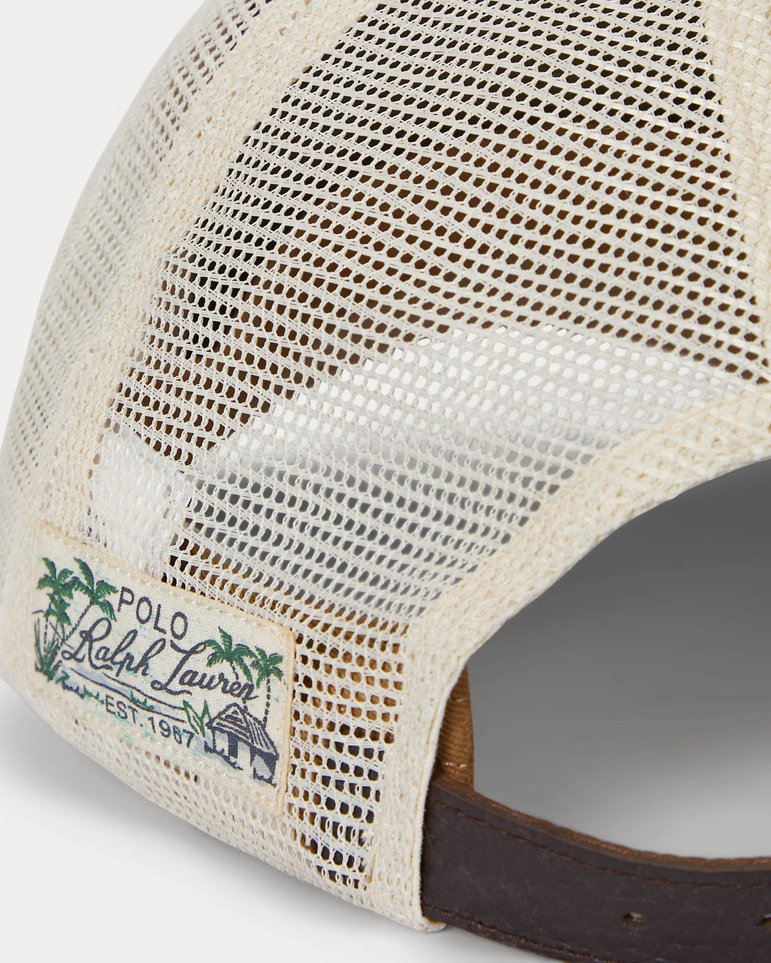 Ralph Lauren Logo-Patch Twill Trucker Cap