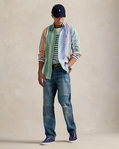 Ralph Lauren Classic Fit Striped Oxford Shirt
