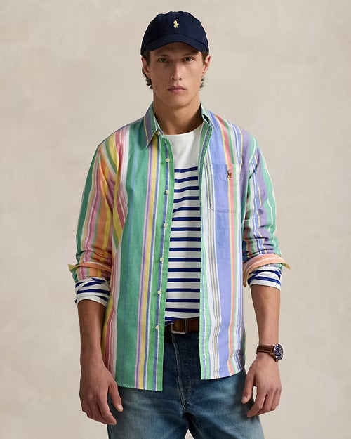 Ralph Lauren Classic Fit Striped Oxford Shirt