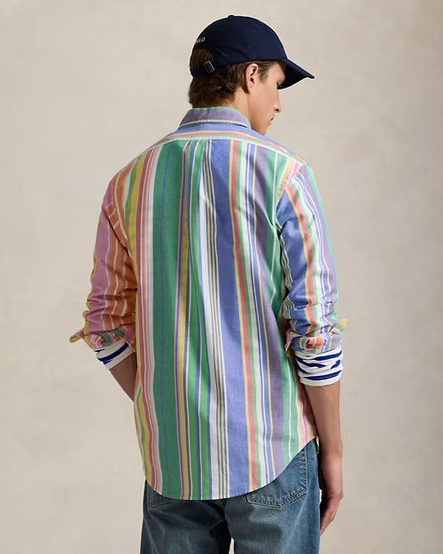 Ralph Lauren Classic Fit Striped Oxford Shirt