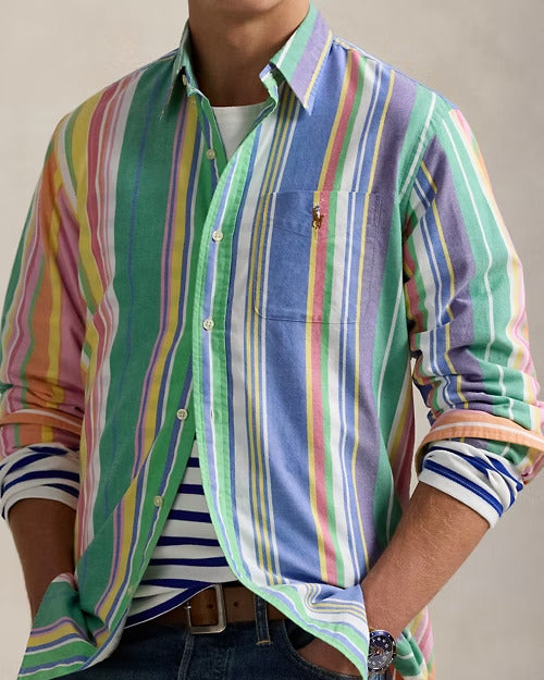 Ralph Lauren Classic Fit Striped Oxford Shirt