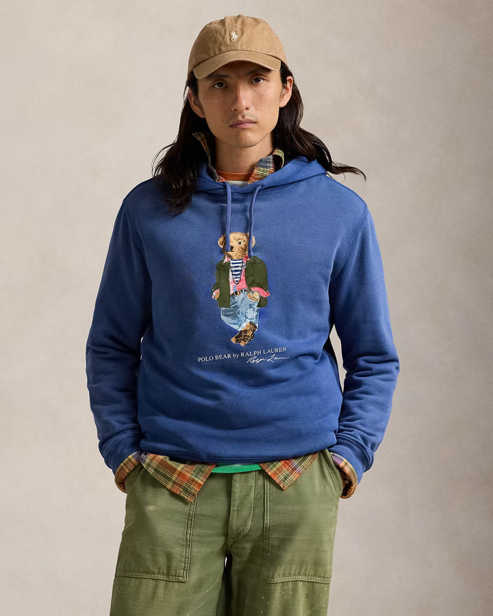 Ralph Lauren Polo Bear Garment-Dyed Fleece Hoodie