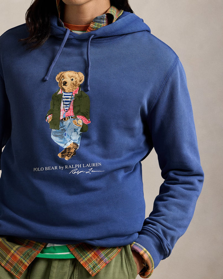 Ralph Lauren Polo Bear Garment-Dyed Fleece Hoodie