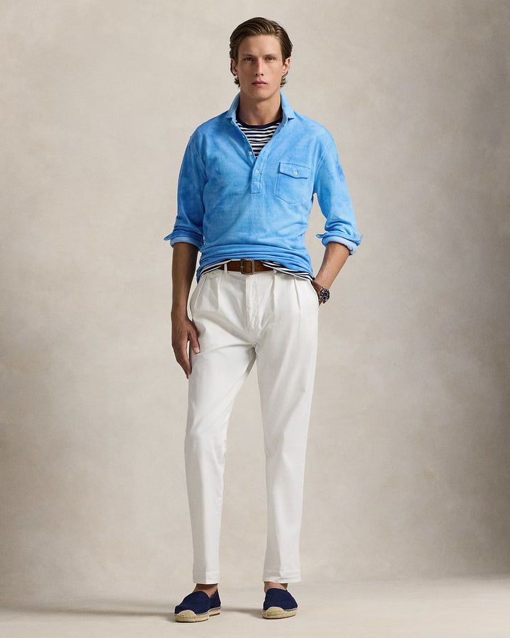 Ralph Lauren Garment-Dyed Mesh Polo Shirt