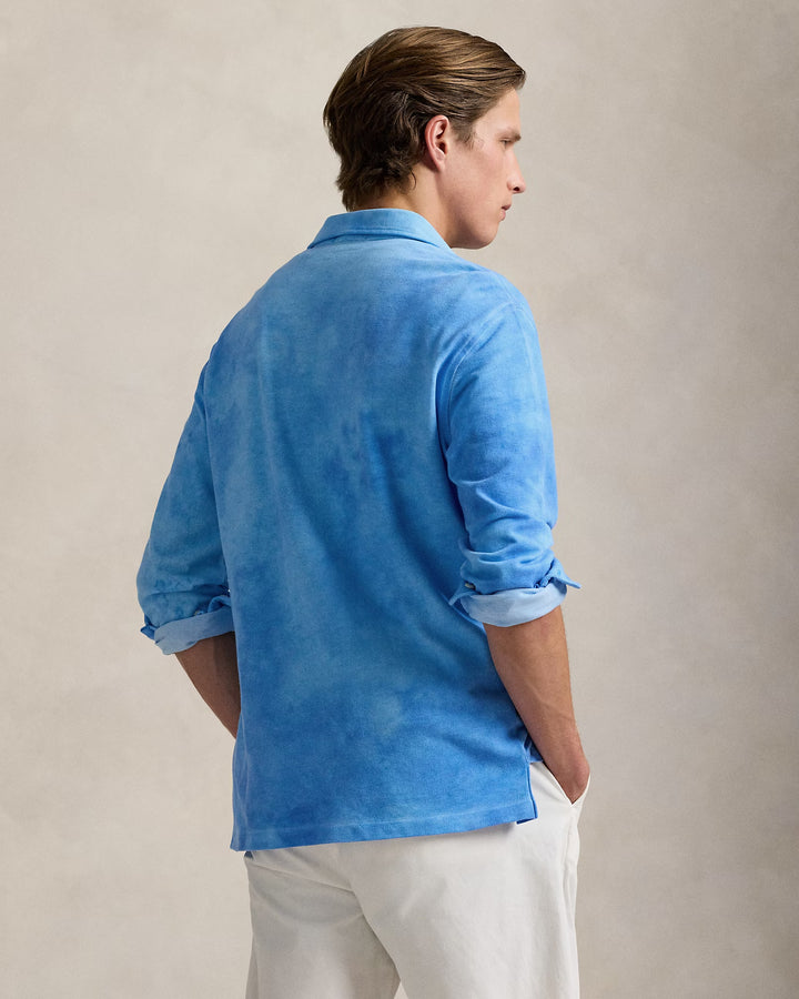 Ralph Lauren Garment-Dyed Mesh Polo Shirt