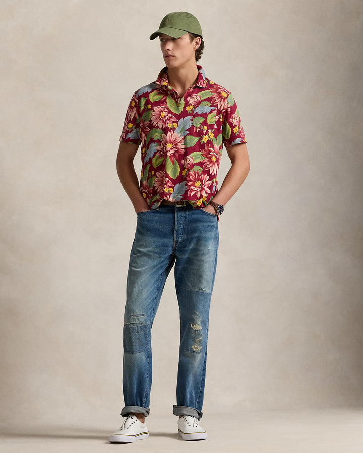Ralph Lauren Standard Fit Floral Jersey Polo Shirt