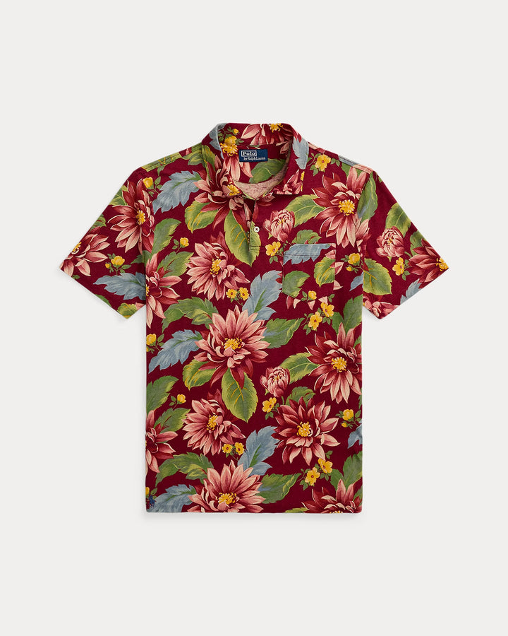 Ralph Lauren Standard Fit Floral Jersey Polo Shirt