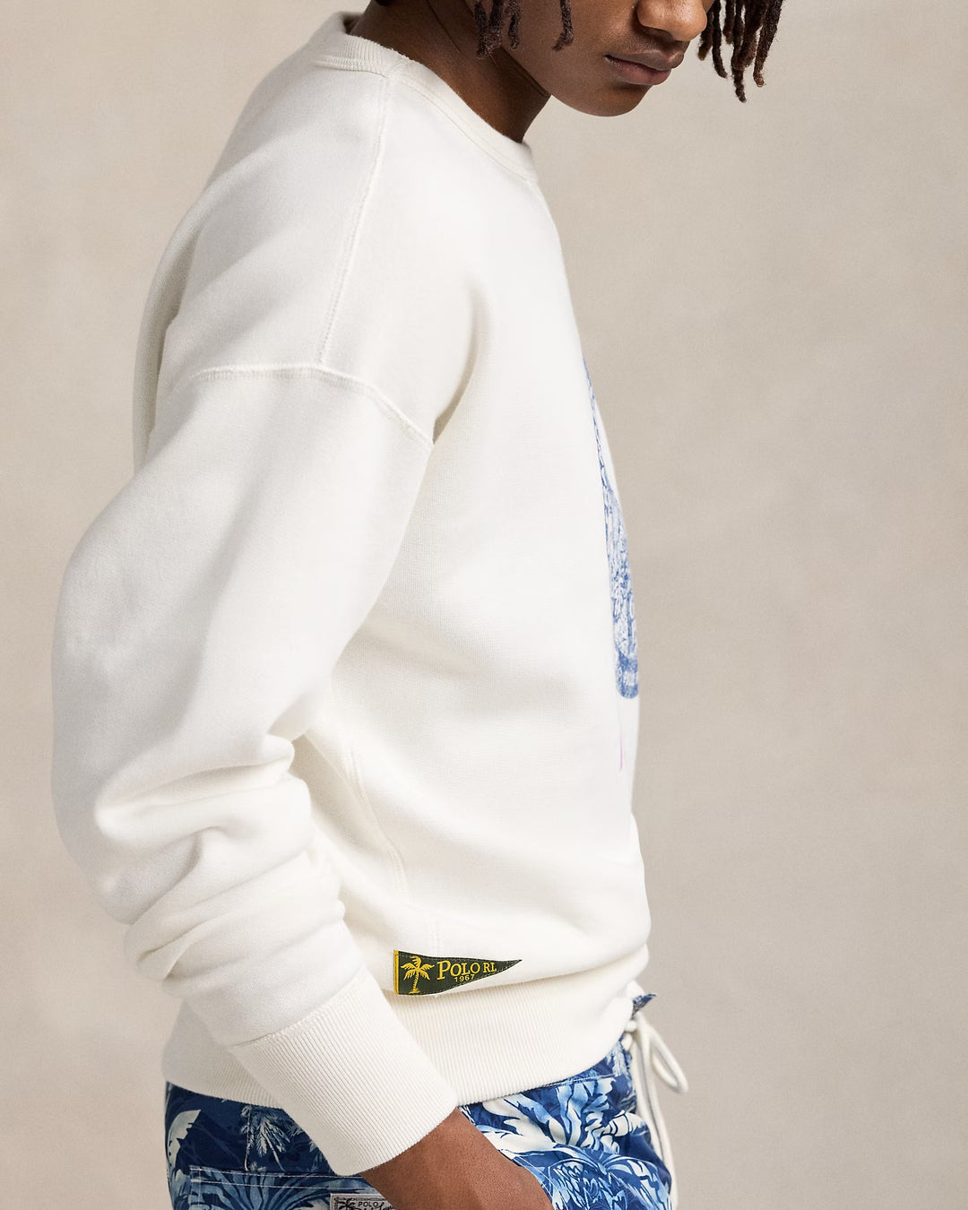 Ralph Lauren Vintage Fit Fleece Graphic Sweatshirt