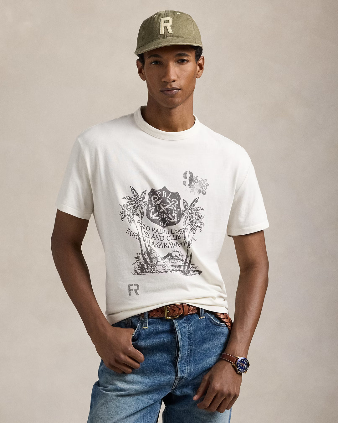 Ralph Lauren Classic Fit Jersey Graphic T-Shirt