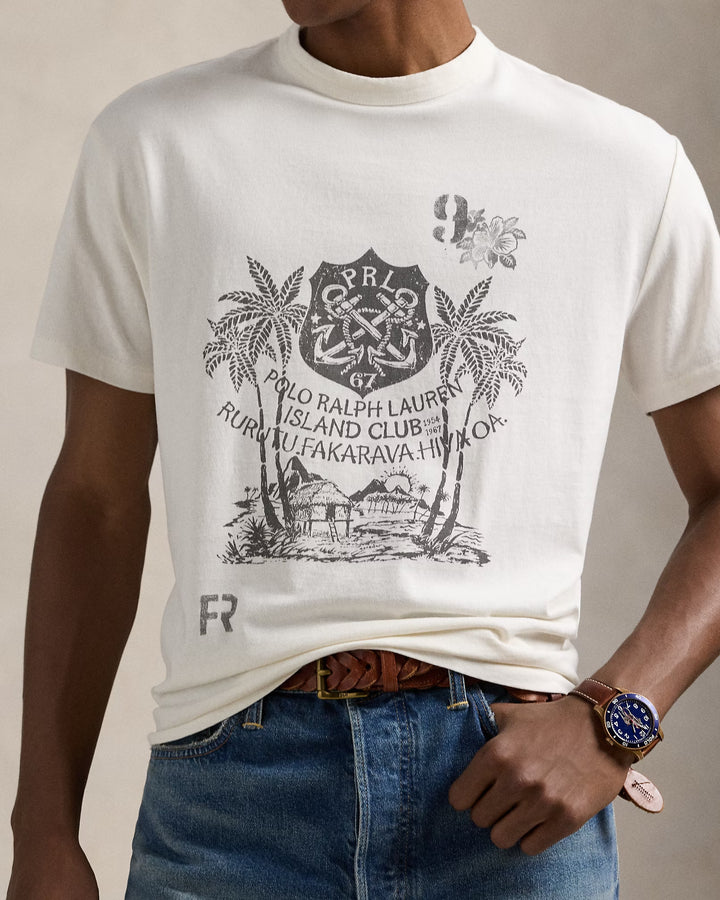 Ralph Lauren Classic Fit Jersey Graphic T-Shirt