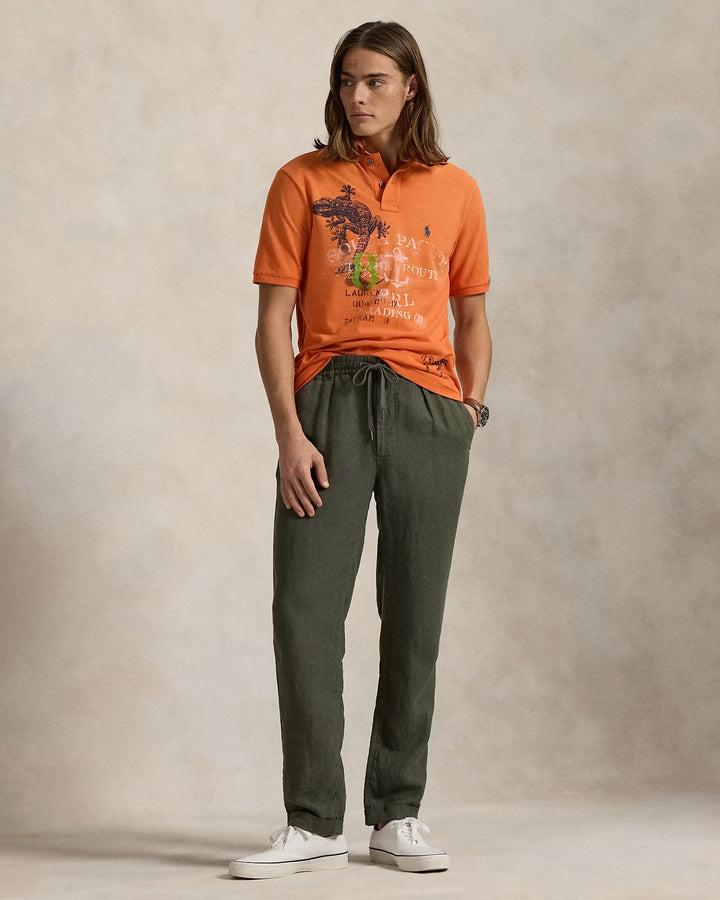 Ralph Lauren Classic Fit Mesh Graphic Polo Shirt