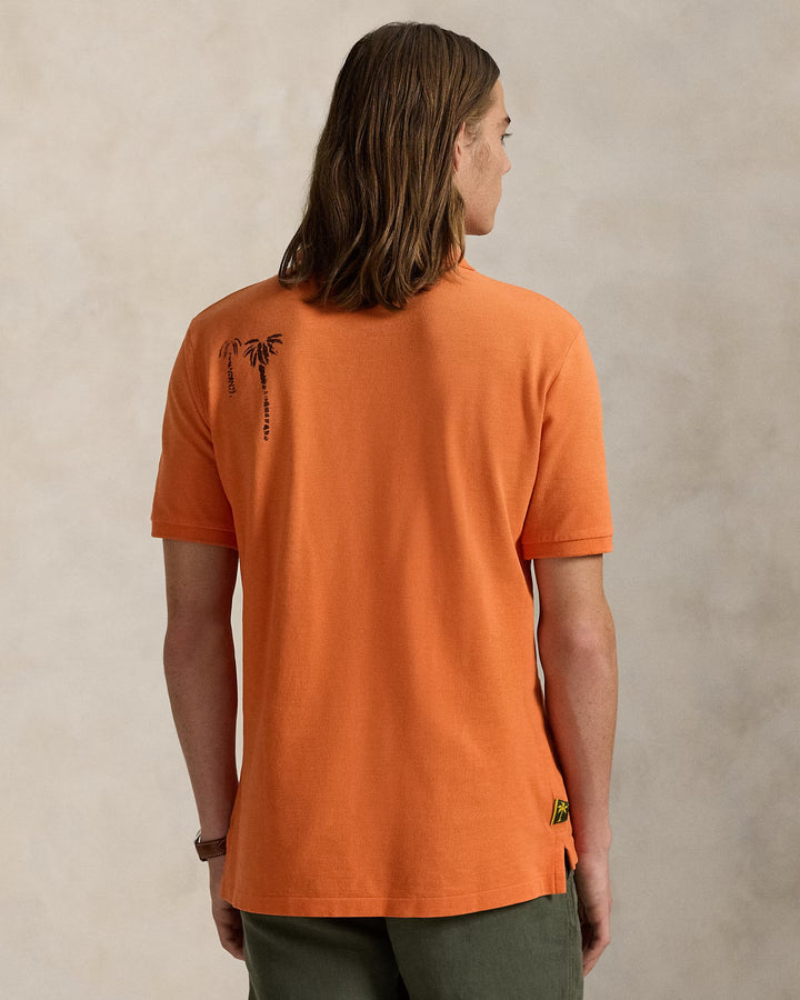 Ralph Lauren Classic Fit Mesh Graphic Polo Shirt