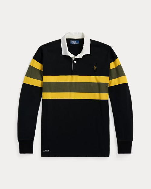 Ralph Lauren Classic Fit Striped Jersey Rugby Shirt